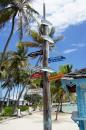 St. Vincent / Grenadines   2015: Signs at Yacht Club in Clifton Harbour  -  Union Island  -  05.10.2015  -  Grenadines